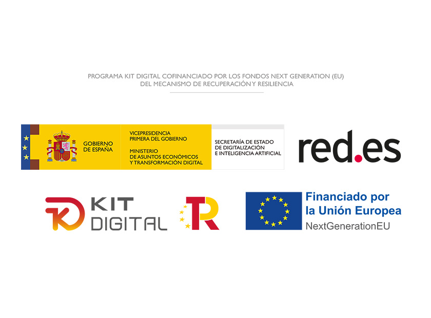 Logo financiación red.es y Kit Digital